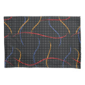 Retro Paint Splatter en Stippen Kussen Hoesje Kussensloop (Voorkant-Links)