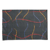 Retro Paint Splatter en Stippen Kussen Hoesje Kussensloop (Voorkant-Rechts)