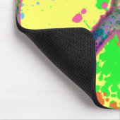 RETRO PAINT SPLATTER PEACE SIGN MUISMAT (Hoek)