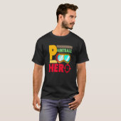 Retro Paintball Hero Cool Baller Cadeau T-shirt (Voorkant volledig)