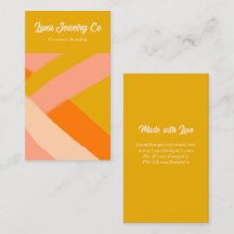 Retro Painted Abstract Crossed Lines Gold Blank