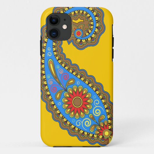 Retro Paisley Case-Mate iPhone Case (Achterkant)