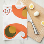 Retro Paisley Kitchen Towel Theedoek (Quarter Fold)