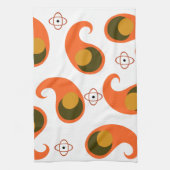 Retro Paisley Kitchen Towel Theedoek (Verticaal)