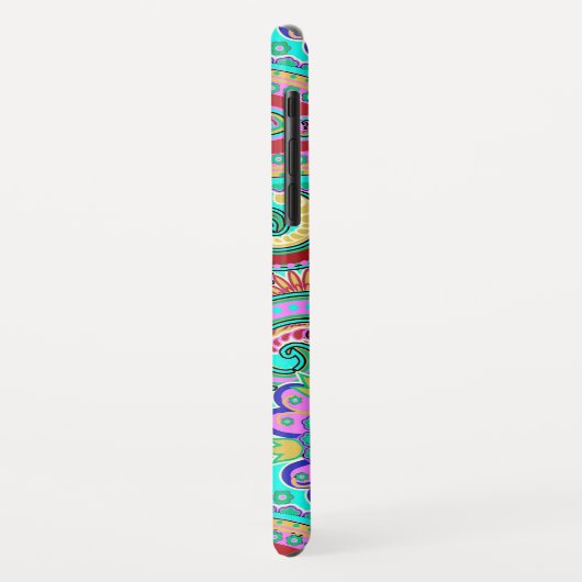 Retro Paisley Pattern Case-Mate iPhone Case (Achterkant/links)