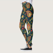 Retro Paisley Pattern Leggings (Links)