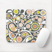 Retro Paisley Pattern Muismat (Met muis)