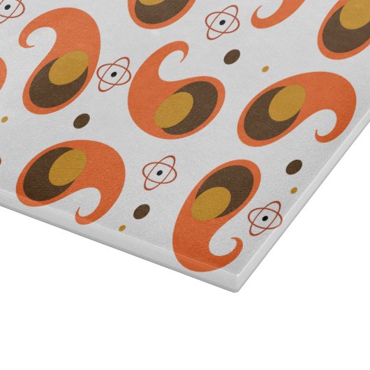 Retro Paisley Snijplank (Hoek)