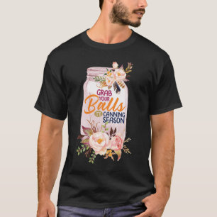 Retro Pak je ballen Het is blikseizoen T-shirt