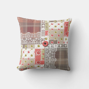 Retro paleis gevarieerd patchwork boho kussen