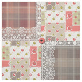 Retro  paleis gevarieerd patchwork boho stof (Swatch)