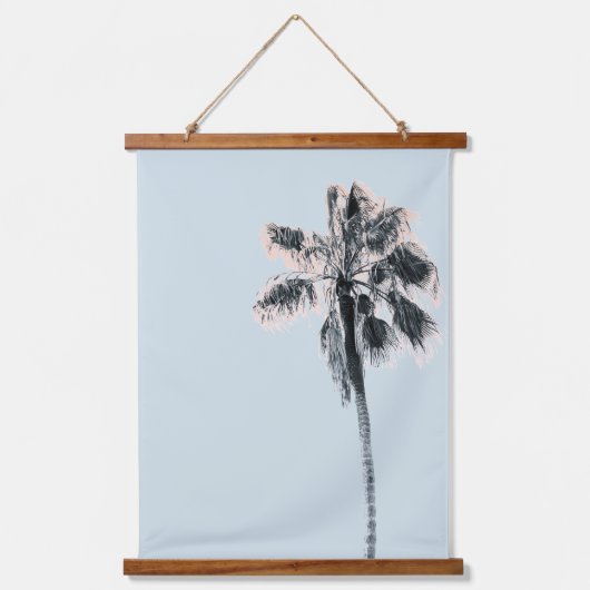 Retro Palm California Wall Hangend Wandkleed (Voorkant)