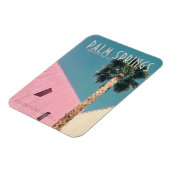 Retro Palm Springs Flexible Magnet Magneet (Linkerzijde)
