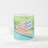 Retro Palm Springs Hotel Mok (Voorkant links)