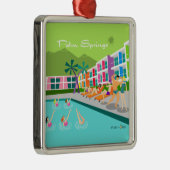 Retro Palm Springs Hotel Ornament (Rechts)