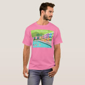 Retro Palm Springs Hotel T-Shirt (Voorkant volledig)