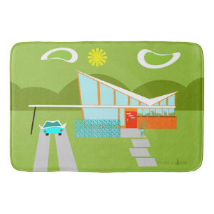 Retro Palm Springs House Bath Mat