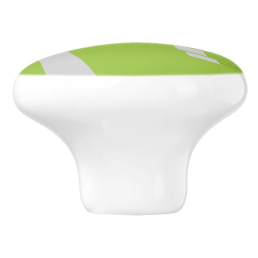 Retro Palm Springs House Ceramic Knob Keramische Knop (Zijkant)