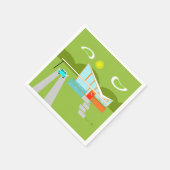 Retro Palm Springs House Cocktail servetten (Hoek)