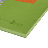 Retro Palm Springs House glazen snijplank (Hoek)