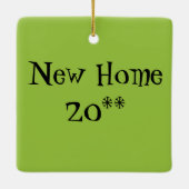 Retro Palm Springs House Holiday Ornament (Achterkant)