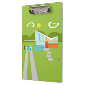 Retro Palm Springs House Klembord (Links)