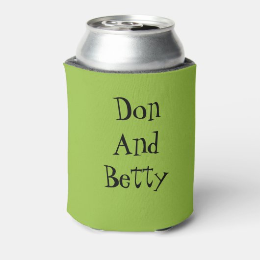 Retro Palm Springs House Koelbox Blikjeskoeler (Blikje Achterkant)