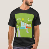 Retro Palm Springs House T-Shirt (Voorkant)