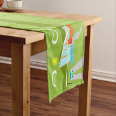 Retro Palm Springs House Table Runner Korte Tafelloper (Voorbeeld)