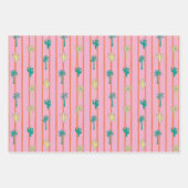 Retro Palm Springs Inpakpapier Set 2 Vel (Voorkant 2)