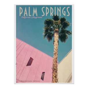 Retro Palm Springs-reisposter Perfect Poster