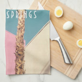 Retro Palm Springs Style Kitchen Towel Theedoek (Quarter Fold)