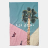 Retro Palm Springs Style Kitchen Towel Theedoek (Verticaal)