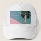 Retro Palm Springs Trucker Trucker Pet (Voorkant)