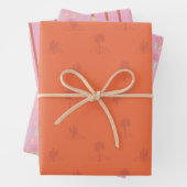 Retro Palm Springs Wrapping Paper Set 3 (In situ)