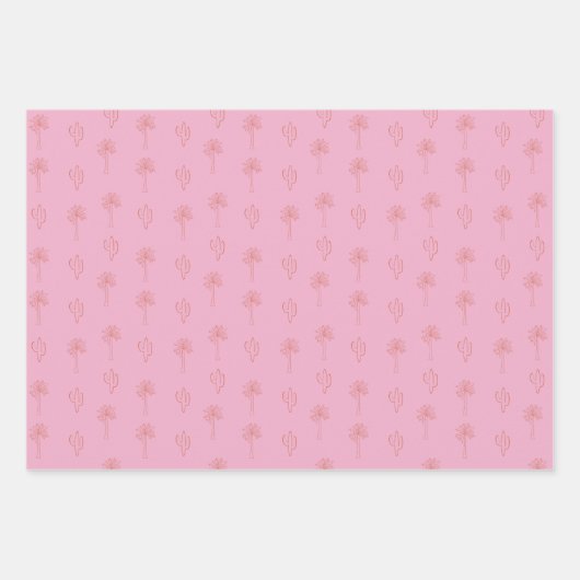 Retro Palm Springs Wrapping Paper Set 5 (Voorkant 3)