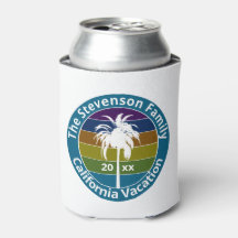 Retro Palm Tree Tropical Family Reunion Custom