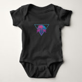 Retro Palm Trees Logo Romper (Voorkant)
