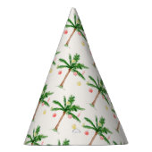 Retro Palmboom Kerstmis in juli Zomerfeest Feesthoedjes (Rechts)