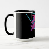 Retro Palmboom Logo Mok (Links)
