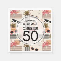 Retro Palms Flamingos Birthday Party