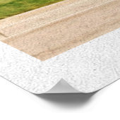 Retro Palmspuitromen Roze deur Poster (Hoek)