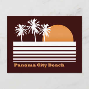 Retro Panama City Beach Briefkaart
