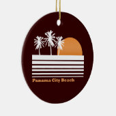 Retro Panama City Beach Ornament (Rechts)