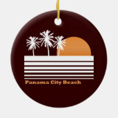 Retro Panama City Beach Ornament (Achterkant)