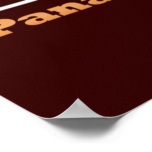 Retro Panama City Beach Poster (Hoek)