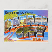 Retro Panama City Florida Briefkaart (Voorkant)