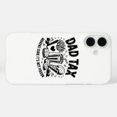 Retro papa belasting noodlijdende snack kunst Case-Mate iPhone case (Achterkant (horizontaal))
