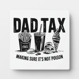 Retro papa belasting noodlijdende snack kunst fotoplaat