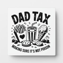 Retro papa belasting noodlijdende snack kunst fotoplaat